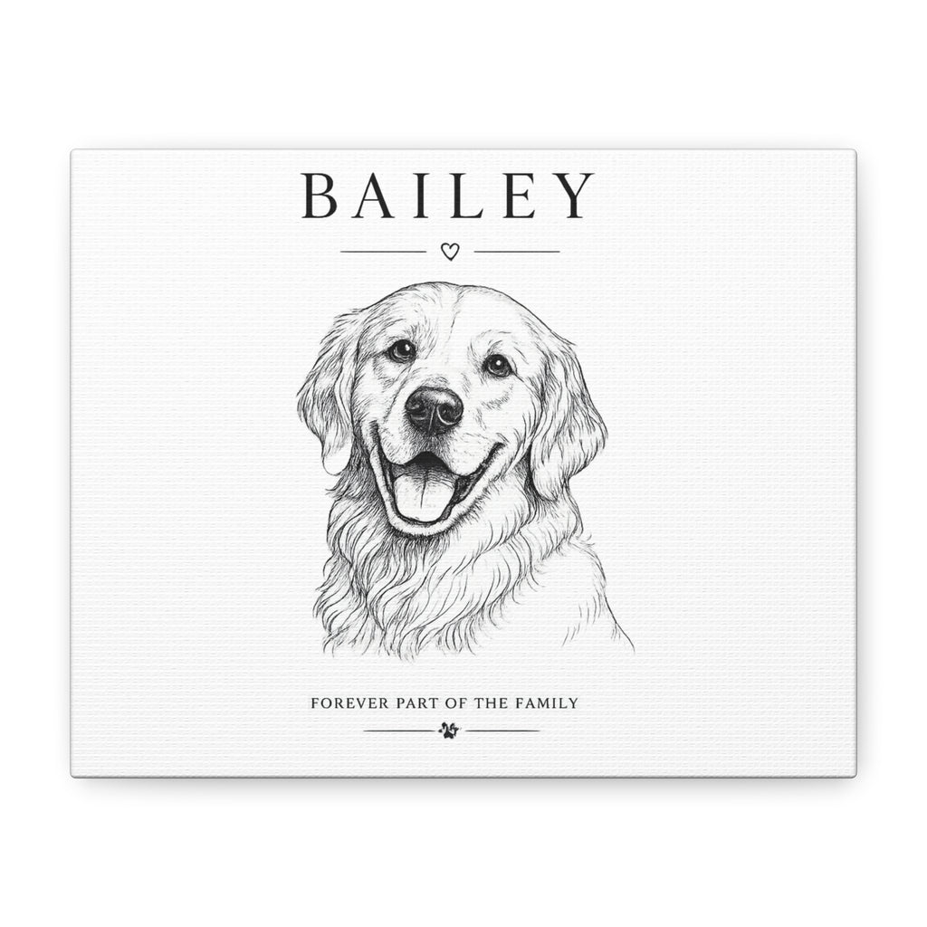 Personalized Pet Canvas Print