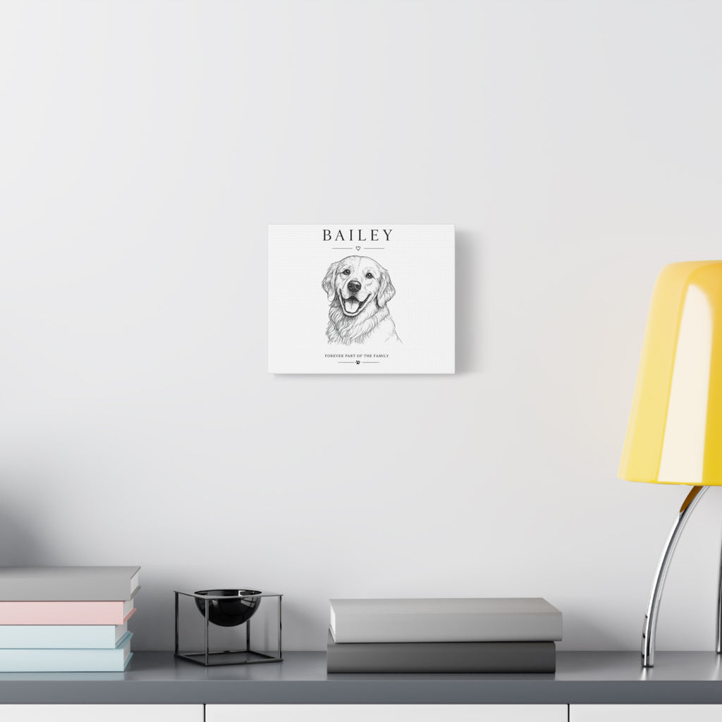 Personalized Pet Canvas Print