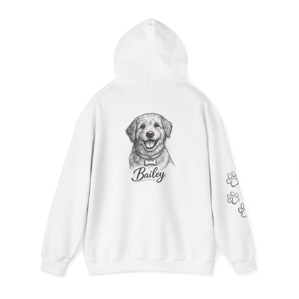 Custom Dog Hoodie – Personalized Pet Portrait Sweatshirt