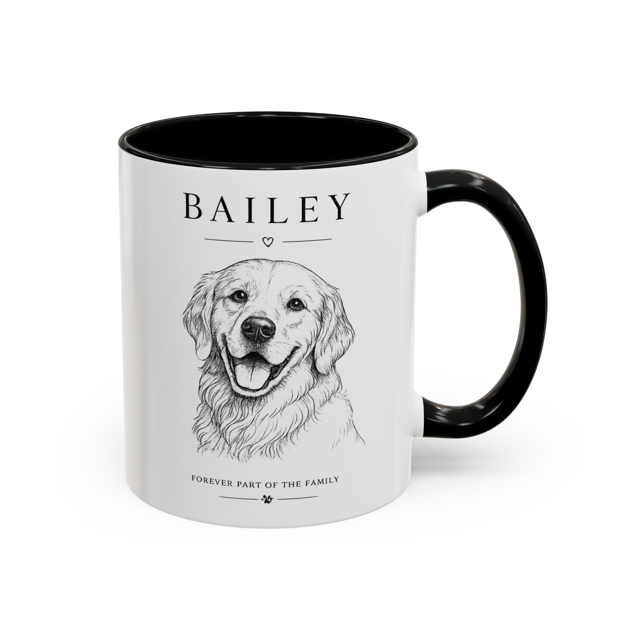 Personalized Dog Portrait Coffee Mug
