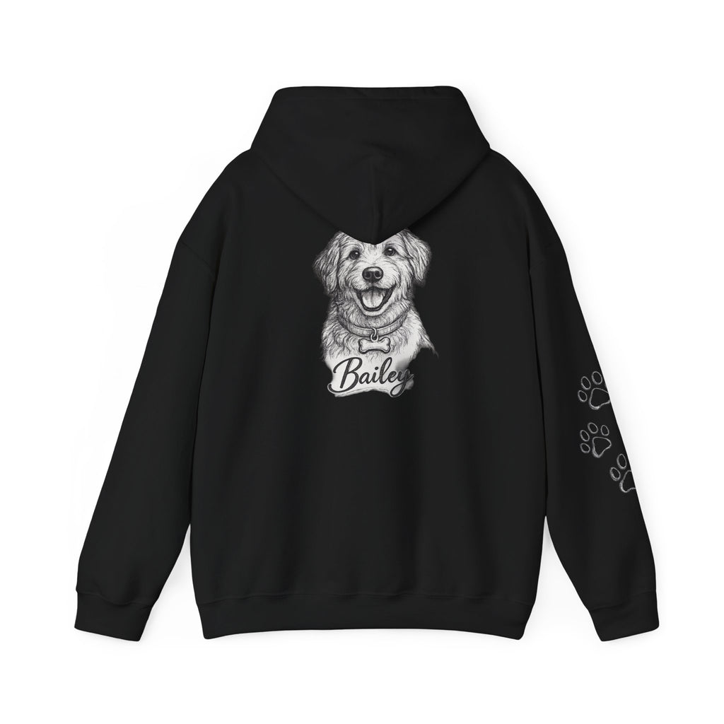 Custom Dog Hoodie – Personalized Pet Portrait Sweatshirt