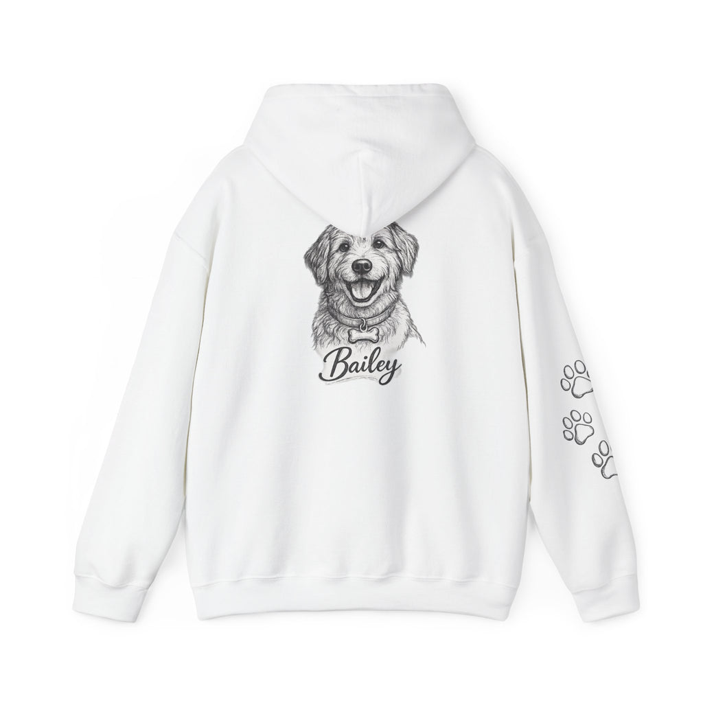Custom Dog Hoodie – Personalized Pet Portrait Sweatshirt
