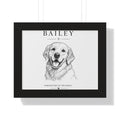 Personalized Framed Pet Portrait