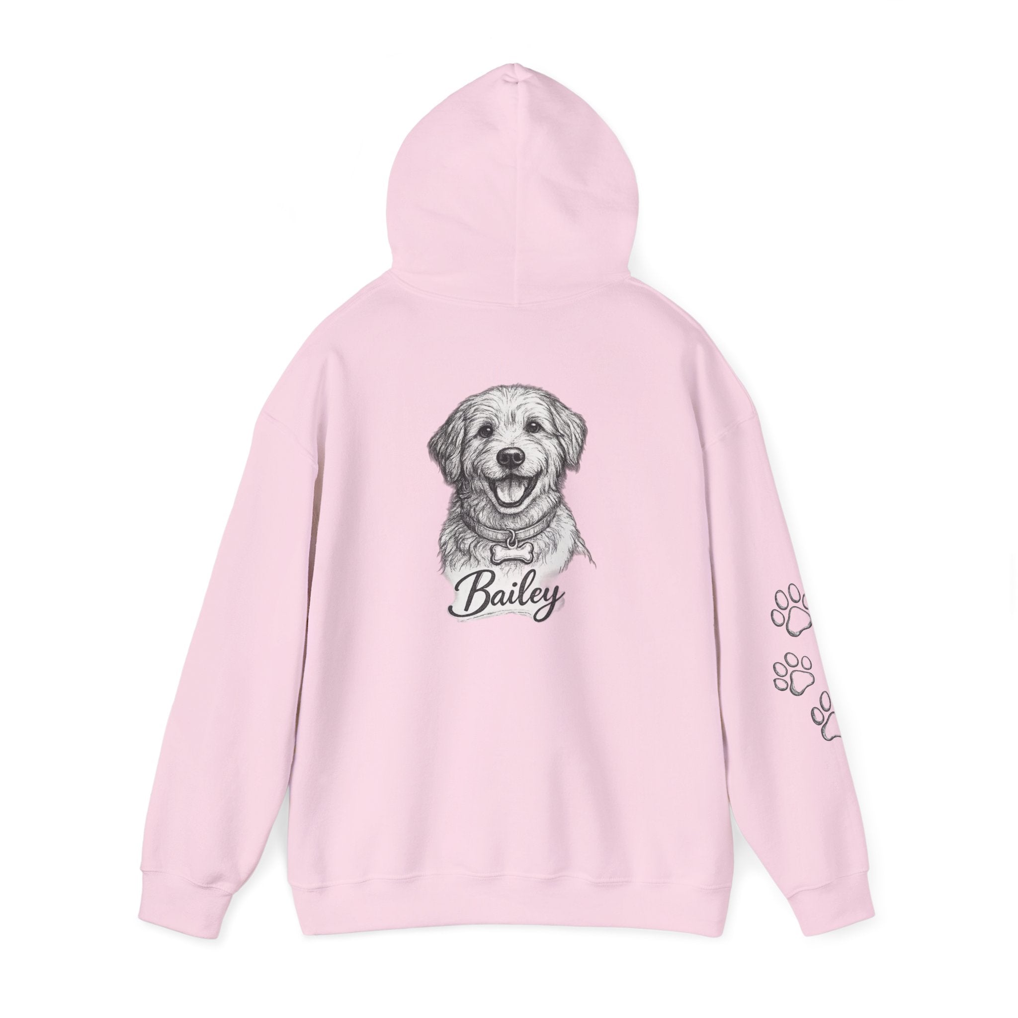 Custom Dog Hoodie – Personalized Pet Portrait Sweatshirt