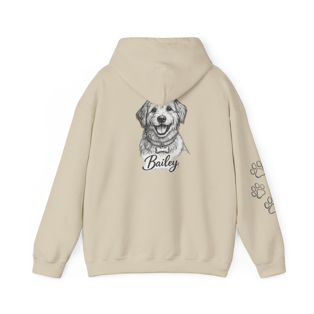 Custom Dog Hoodie – Personalized Pet Portrait Sweatshirt