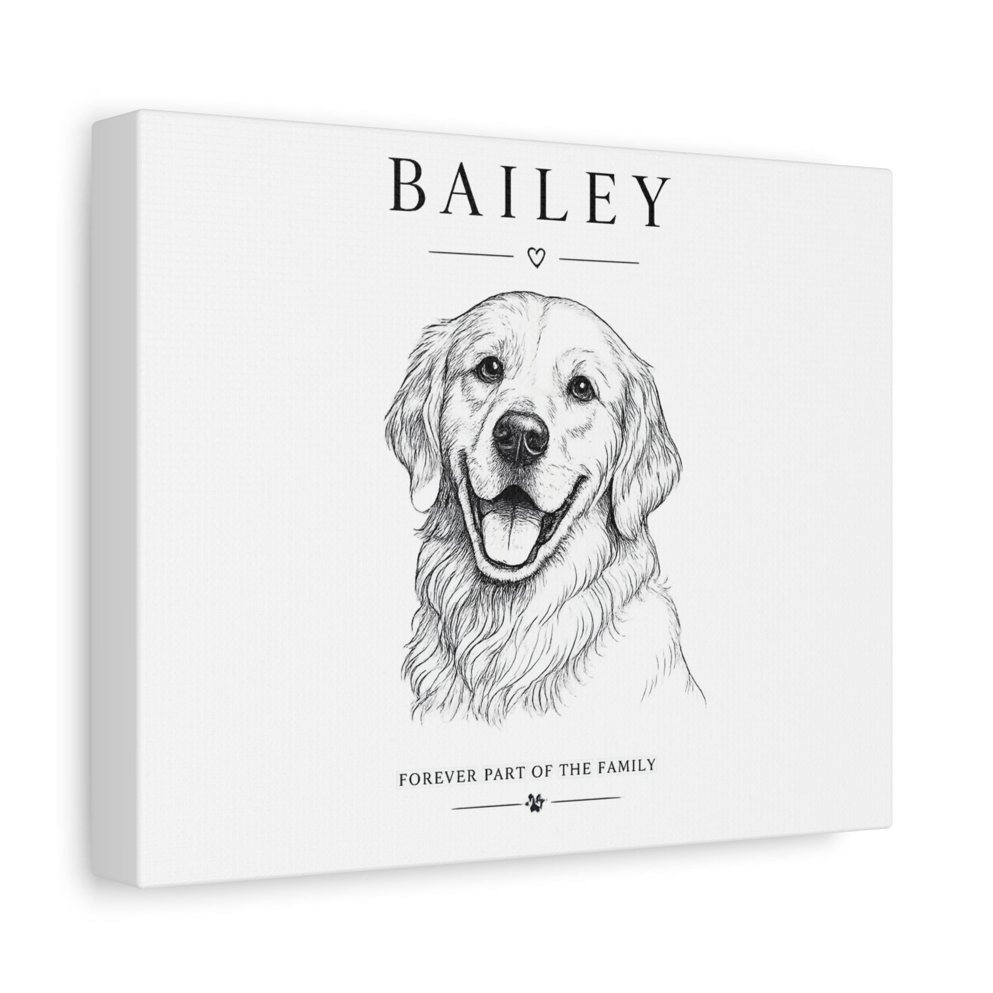 Personalized Pet Canvas Print