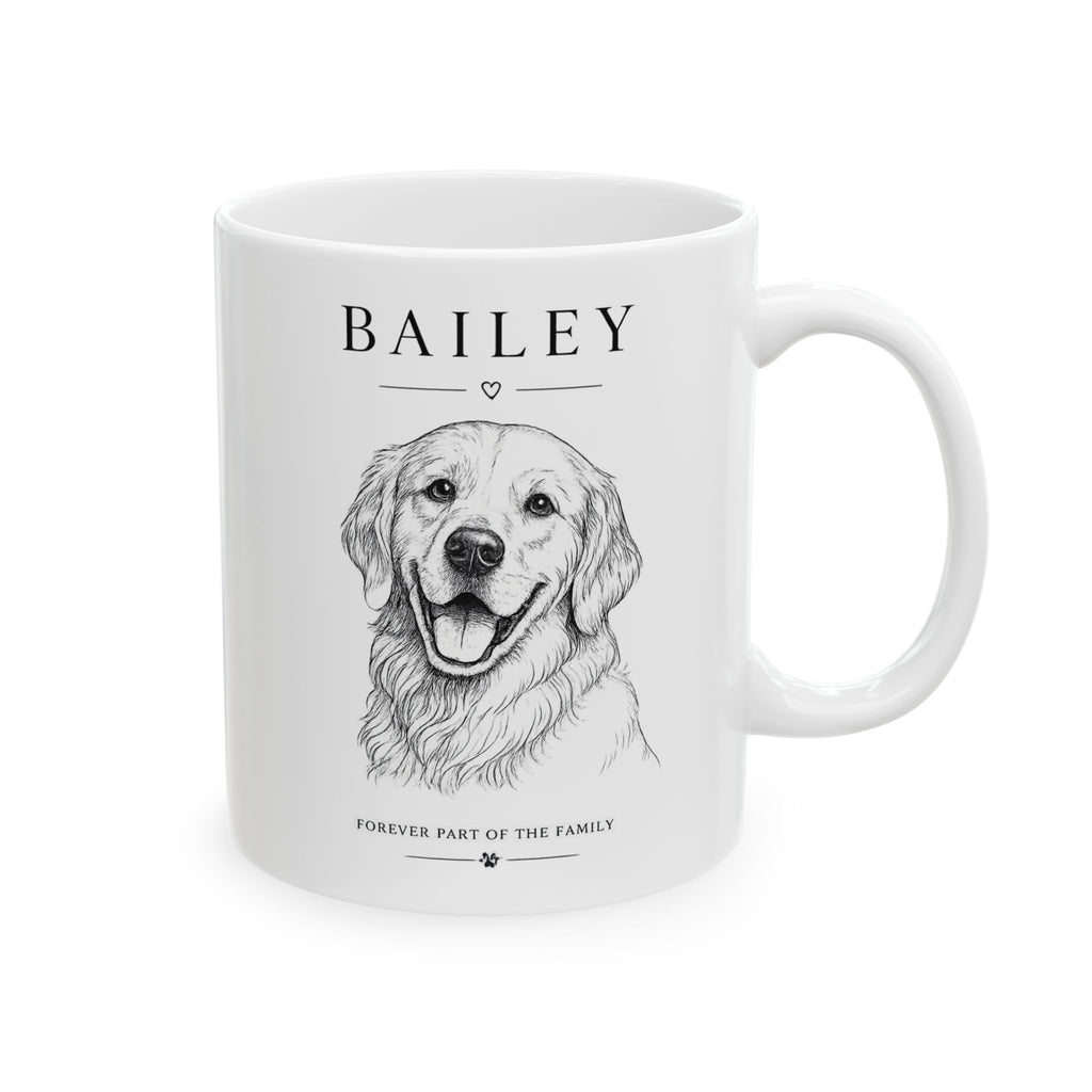 Personalized Dog Portrait Mug