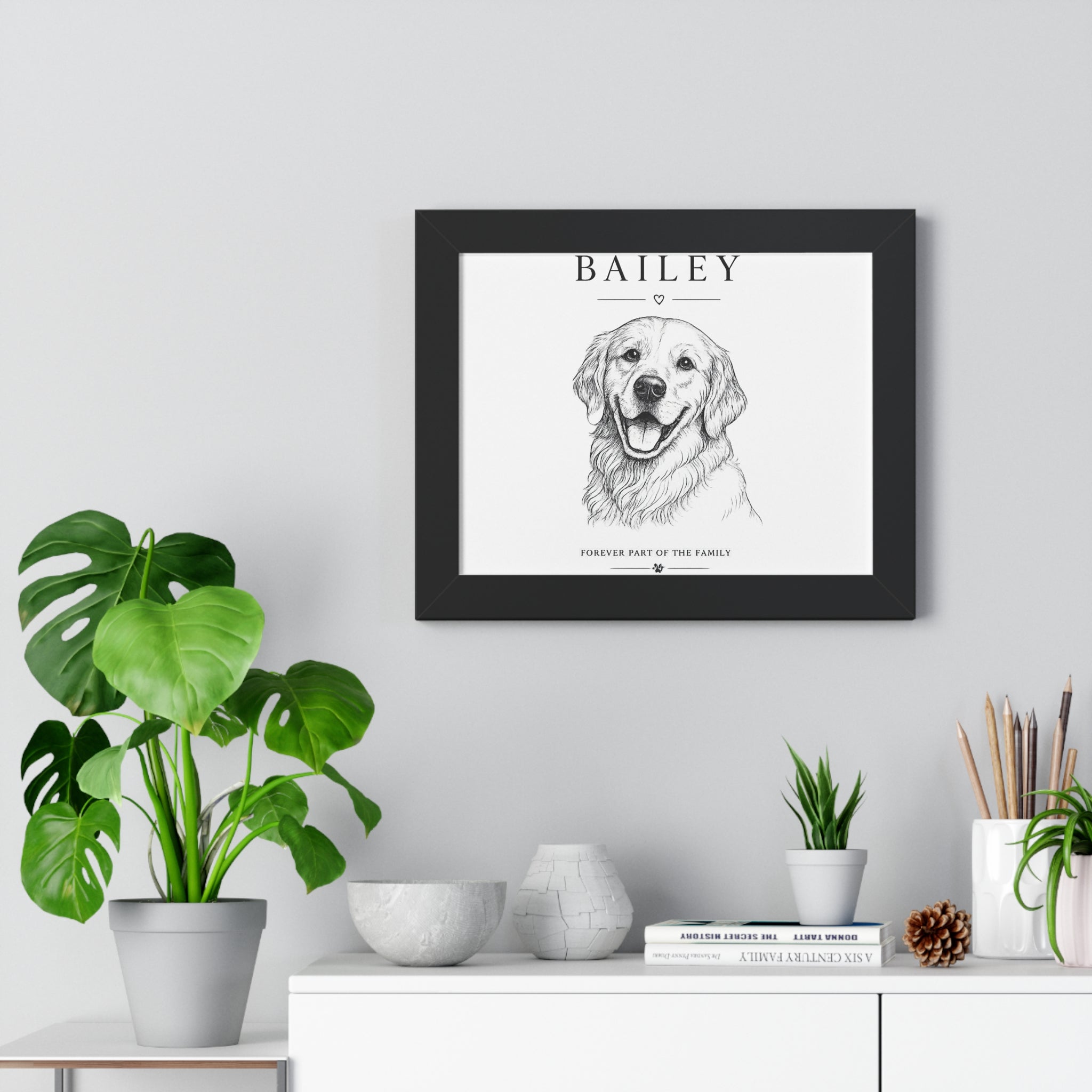 Personalized Framed Pet Portrait