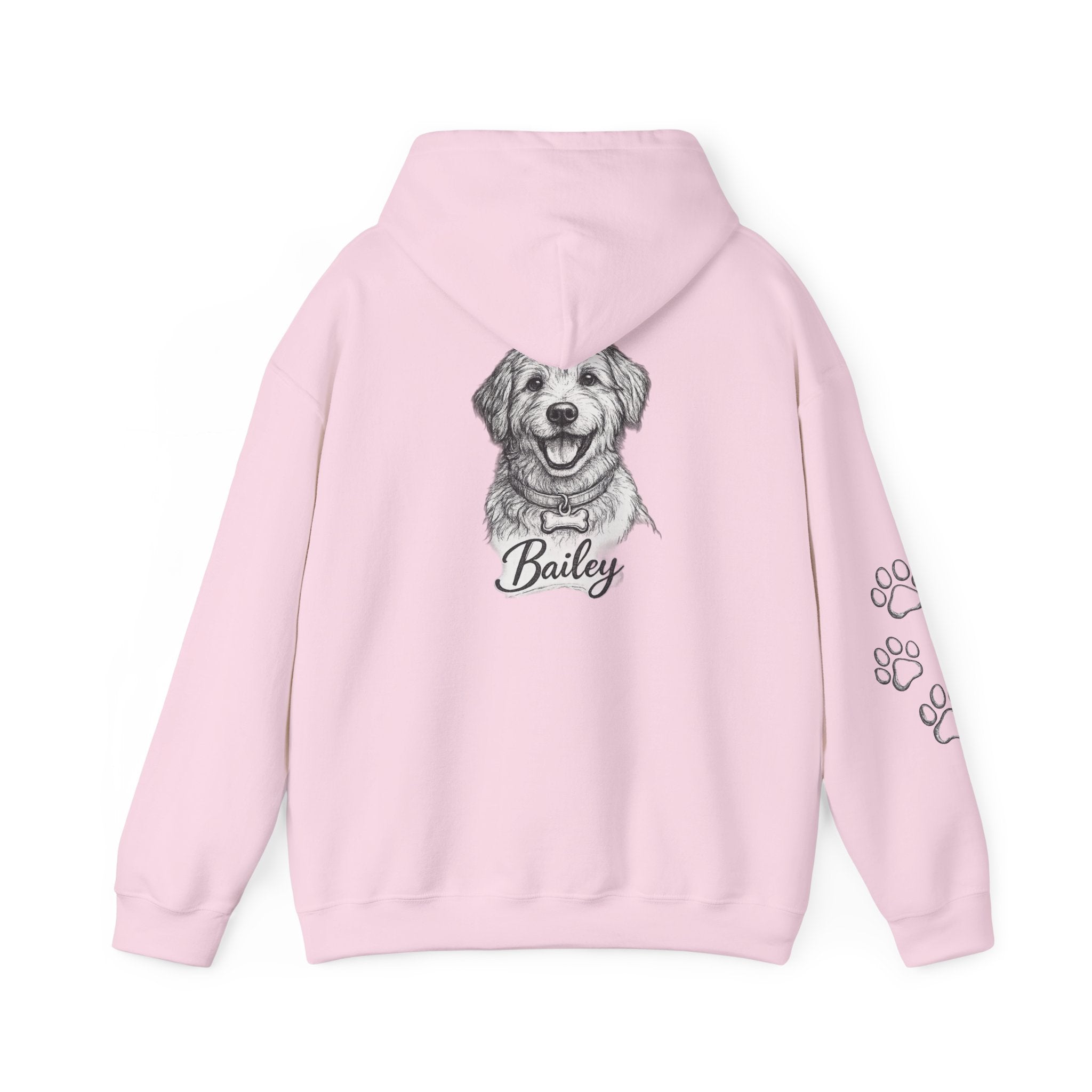 Custom Dog Hoodie – Personalized Pet Portrait Sweatshirt
