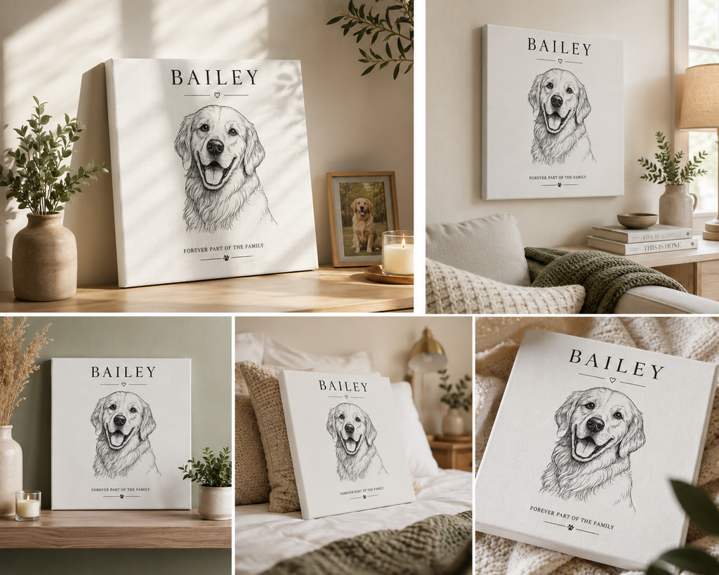 Personalized Pet Canvas Print