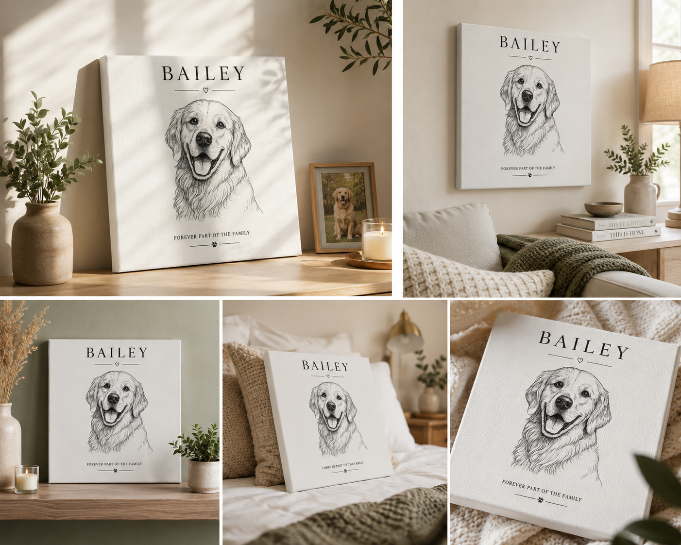 Personalized Pet Canvas Print