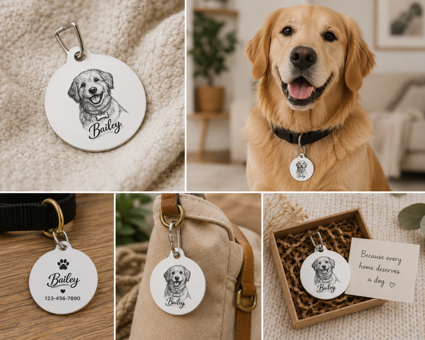 Custom Pet Tag – Personalized Dog ID Tag